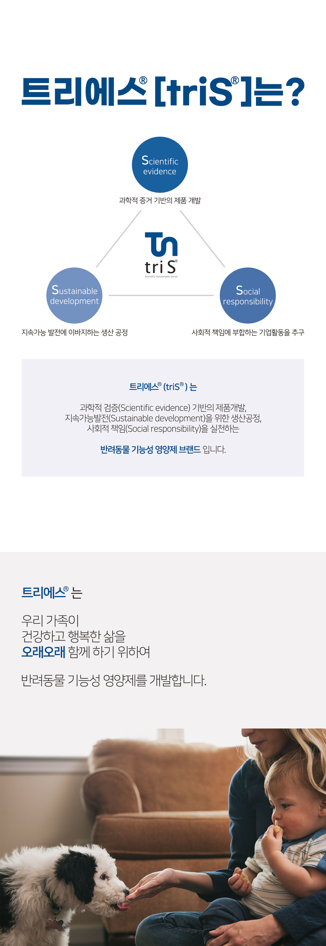 강아지 고양이 유산균 트리에스 최다균종31 멀티 유산균 2g 30포