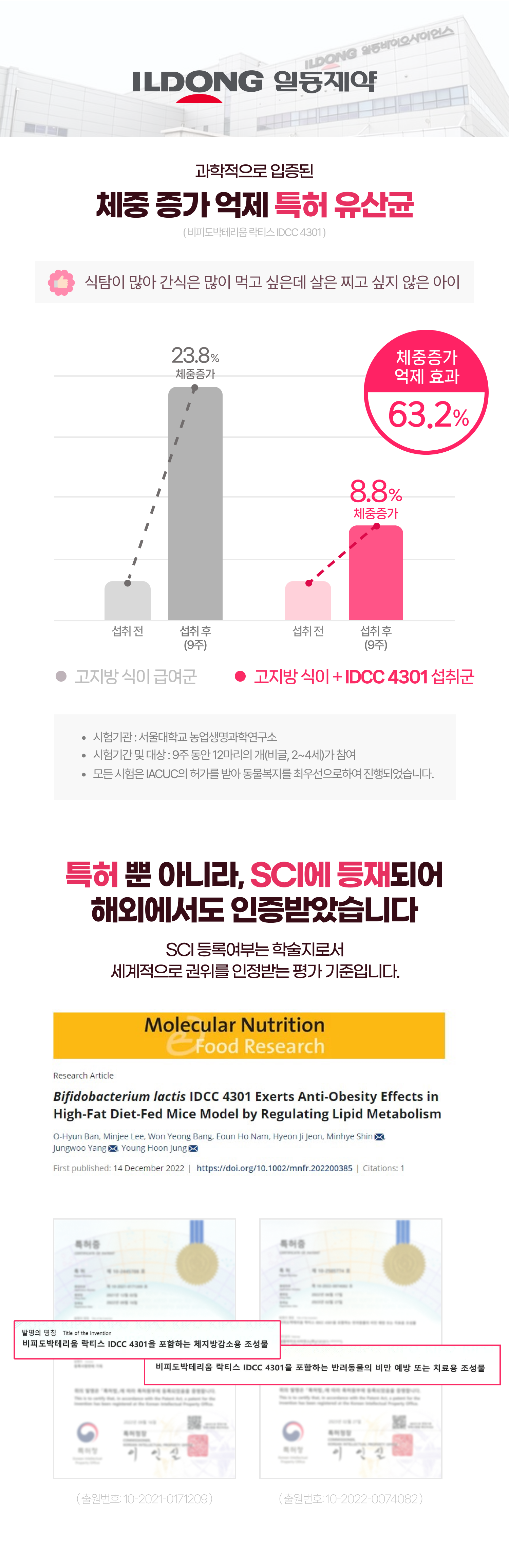 일동펫 체중조절 장건강 다이어트 비오비타펫 유산균