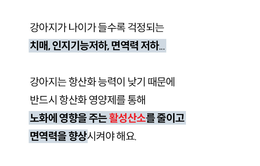 노령 반려동물을 위한 항산화제 본아페티 안티에이지캡스 60정